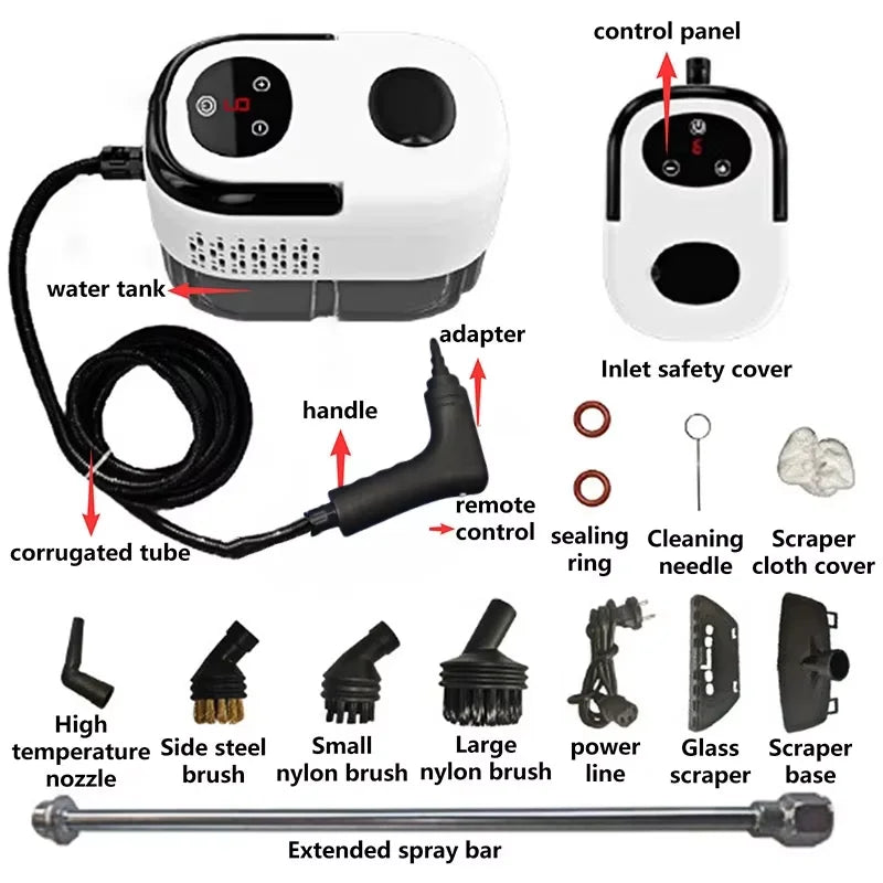 New High Temperature Steam Cleaners Universal Replacement Small Household Air Conditioning Kitchen Range Hood Fast Heating