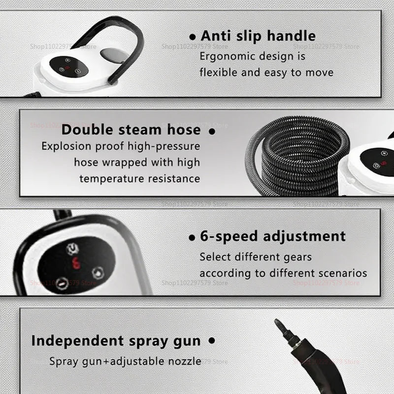 New High Temperature Steam Cleaners Universal Replacement Small Household Air Conditioning Kitchen Range Hood Fast Heating