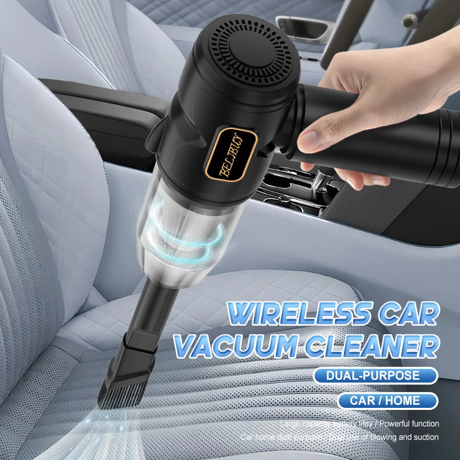 Mini Handheld Car Vacuum Cleaner - Super Powerful Suction, Cordless, Compact & Super Portable!