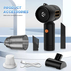 Mini Handheld Car Vacuum Cleaner - Super Powerful Suction, Cordless, Compact & Super Portable!