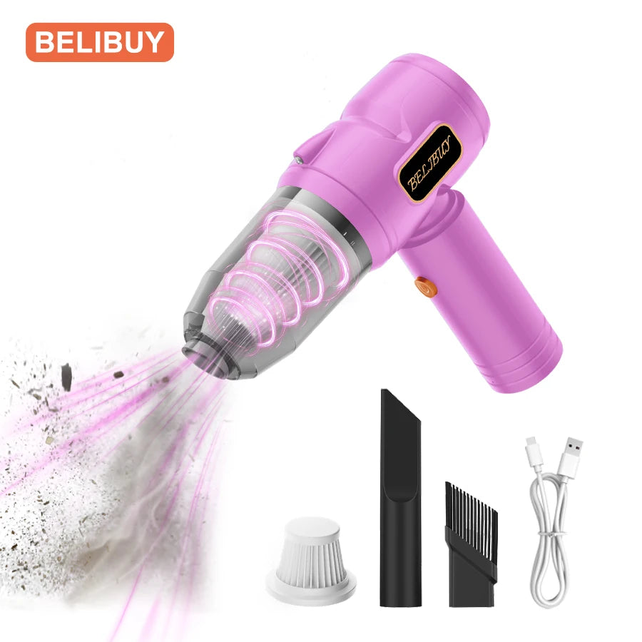 Mini Handheld Car Vacuum Cleaner - Super Powerful Suction, Cordless, Compact & Super Portable!