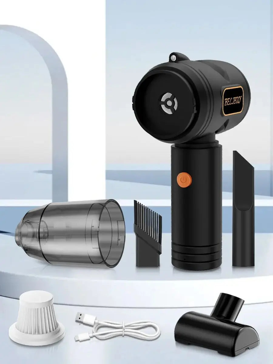 Mini Handheld Car Vacuum Cleaner - Super Powerful Suction, Cordless, Compact & Super Portable!